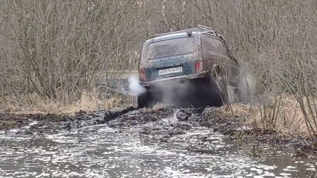Нива&УАЗ утопили машины, покатуха,тест, сравнение,по местности, смотреть онлайн