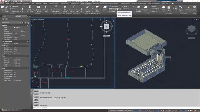 MagiCAD 2019 for AutoCAD / Number of devices and longest branch in ELV and updates for Running Inde смотреть онлайн