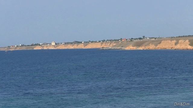 Крым. Прибрежная полоса села Окуневка (Черноморский район). 16 июля 2017 года. смотреть онлайн