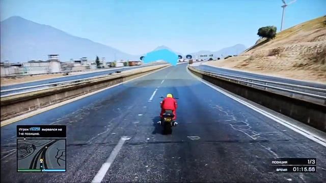 GTA5 на PS3 играем с друзьями в гонки.#5 смотреть онлайн