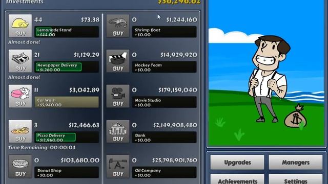 Unity Игра Advent Adventure Capitalist