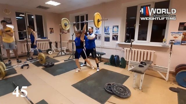 СТЫЦЕНКО-64(2004) Тренировка. Толчок-50 / Training hall. C+Jerk-50 | 25.01.2021 смотреть онлайн
