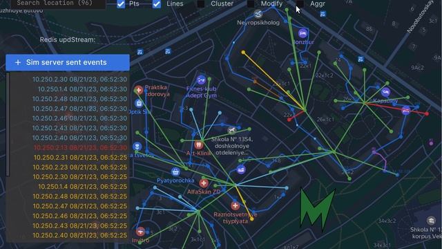 Monitor Zabbix hosts events live on geo map смотреть онлайн