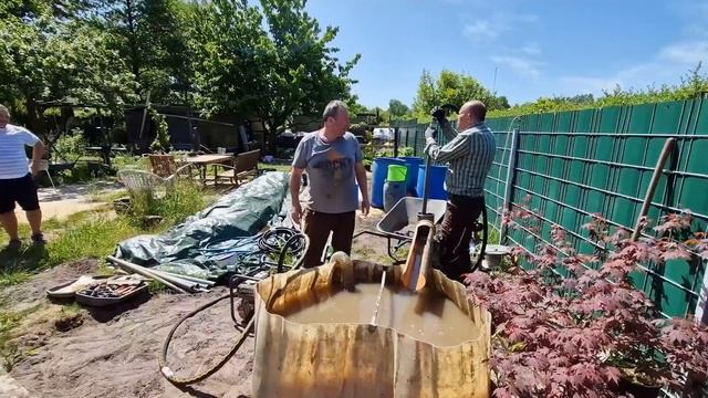 #80 Сделали скважину на даче быстро и не дорого / #дачавгермании / Brunnen. смотреть онлайн