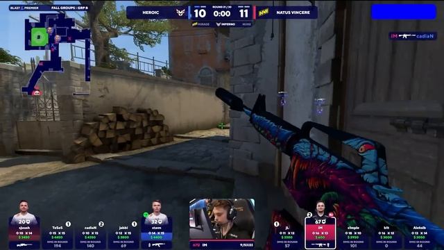 ЭПИЧНЫЙ ФИНАЛ ГРУППЫ!! - NaVi vs Heroic / BLAST Premier Fall Groups 2023 (CS:GO) смотреть онлайн
