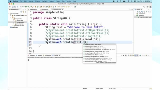 Java Strings Tutorial for beginners - 02 смотреть онлайн