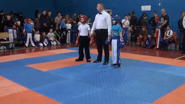 Перваков Никита 1.3 ЛАЙТ 14.02.16 Чемпионат и Первенство г.Севастополь по кикбоксингу WAKO смотреть онлайн