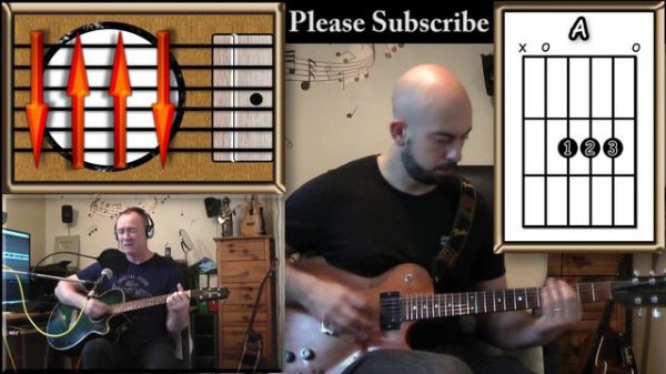 Something - The Beatles - (with rhythm guitar chords & strumming)