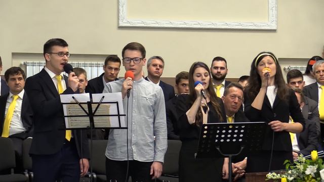 29.04.2019 Вечернее Богослужение.Воскресение Иисуса Христа. Мужской Хор. смотреть онлайн