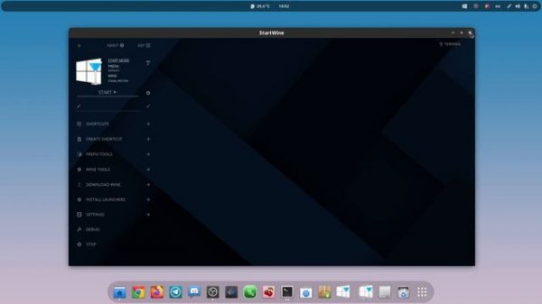 Start Wine Launcher. Простой запуск игр в Linux