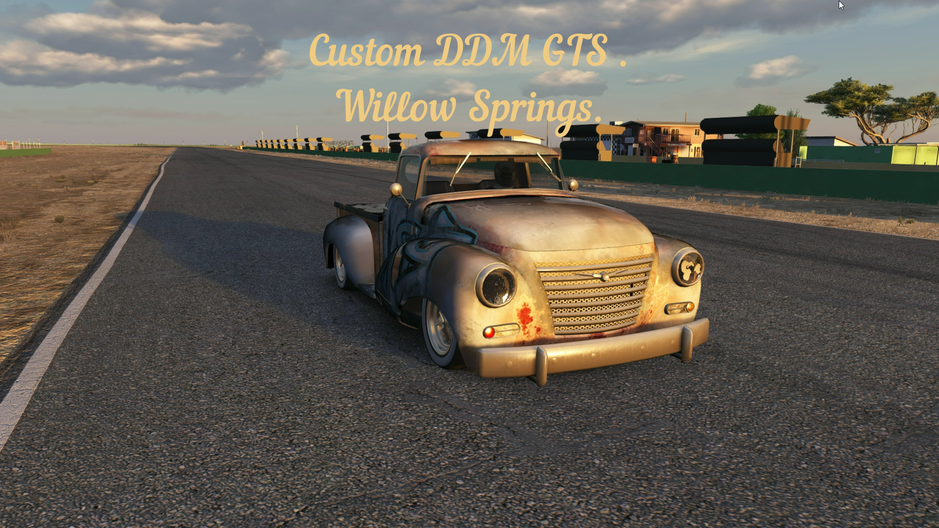 Custom DDM GTS - Willow Springs | Assetto Corsa. смотреть онлайн