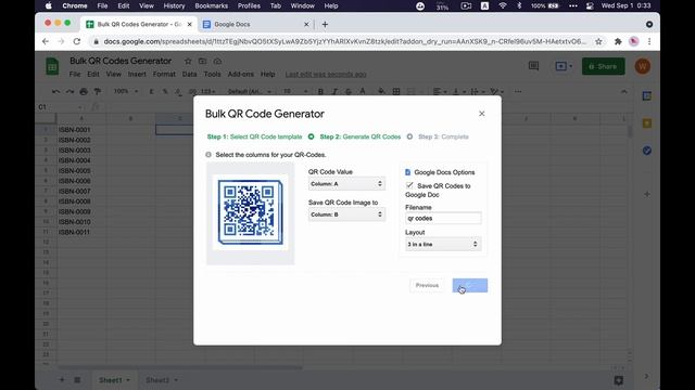 Bulk QR Code Generator for Google Sheets смотреть онлайн