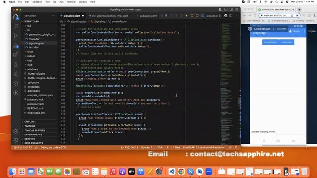 Creating video streaming app using flutter and webrtc смотреть онлайн