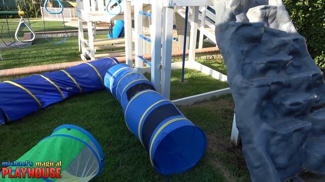 Obstacle Course Challenge Games with My New Pool! смотреть онлайн