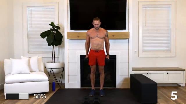 30 Minute Dumbbell Back and Bicep Workout At Home [PULL WORKOUT] смотреть онлайн