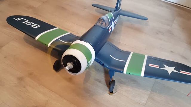 Eflite F4U-4 Corsair 1.2 meter with Ess Air sound module смотреть онлайн