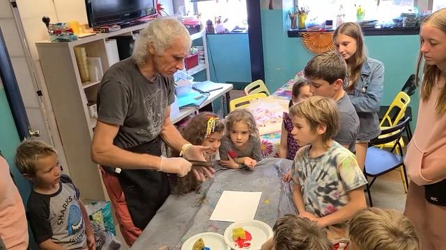 Art Studio 5005 Печатаем оттиски! Гравюра / Литография. Мастер класс для детей смотреть онлайн