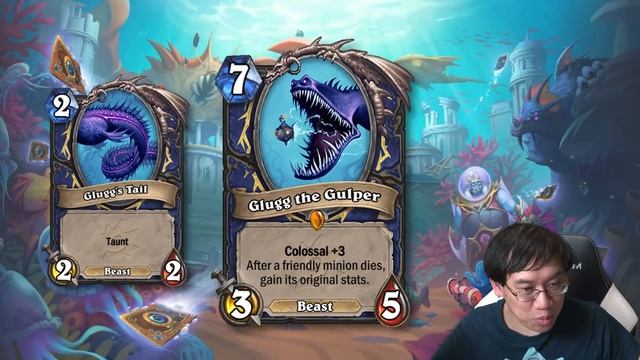 *Gulp* What a COLOSSAL Card! | Voyage to the Sunken City Review #7 | Hearthstone смотреть онлайн
