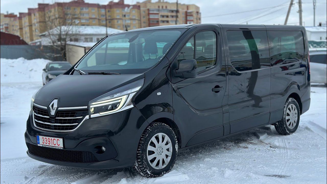 Микроавтобус из Европы с НЕкосмическим пробегом ✅ Renault Trafic 2.0-Diesel. Псков. смотреть онлайн