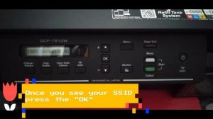 Connecting Printer (Brother DCP-T510W) to Wi-Fi