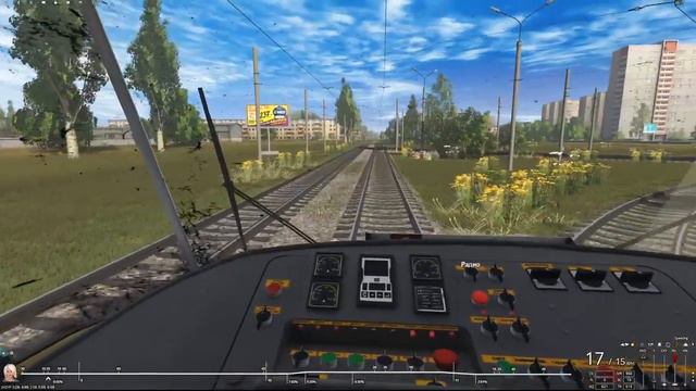 Мультиплеер по карте Чапаево V2.2 / Татра T3 205 / Trainz 2019 смотреть онлайн