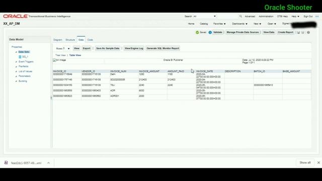 Oracle Fusion 13: BI Report and custom Template creation Steps смотреть онлайн