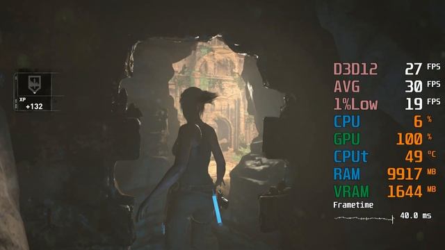 Intel UHD Graphics 770 -- I5-13500 -- Rise Of The Tomb Raider FPS Test