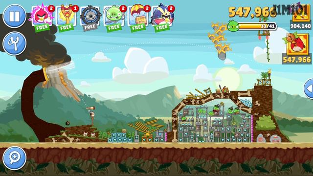 ANGRY BIRDS FRIENDS TOURNAMENT: CAN J1M101 GET ALL THREE STARS ? #23 9 LEVEL смотреть онлайн