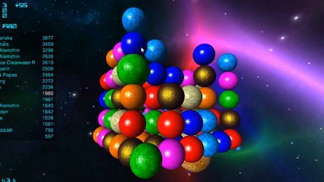Atomic Sky (game Match-3 in 3D) смотреть онлайн