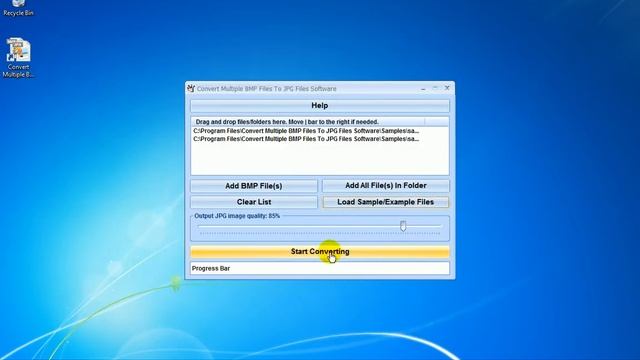 How To Use Convert Multiple BMP Files To JPG Files Software смотреть онлайн