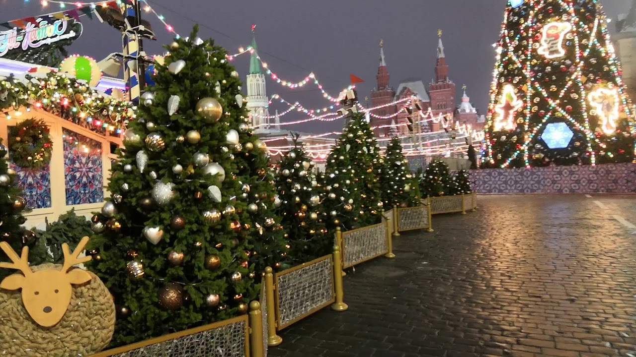 Красная площадь в Москве 7 утра 9 декабря 2018г. смотреть онлайн