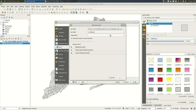 QGIS 3: Attribute Joins смотреть онлайн