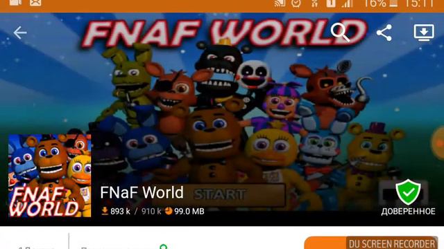 Как скачать FNAF WORLD безплатно!! смотреть онлайн