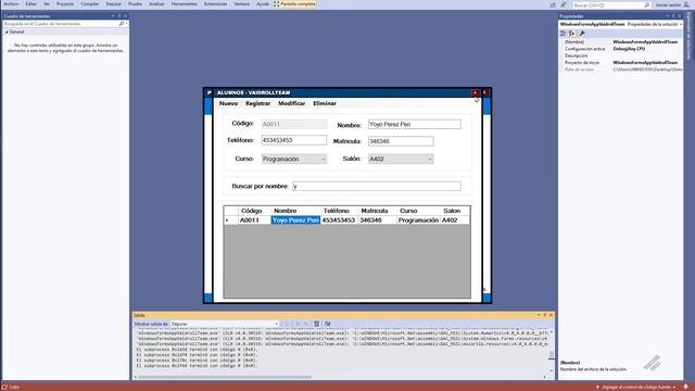 SISTEMA ESCOLAR BÁSICO EN C# + SQL SERVER + REPORT VIEWER - VISUAL STUDIO 2019 смотреть онлайн