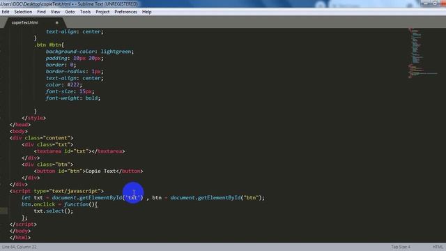 How to Copy Text to Clipboard with JavaScript | Easy Tutorial смотреть онлайн