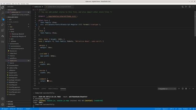 How to import fonts to Angular application смотреть онлайн