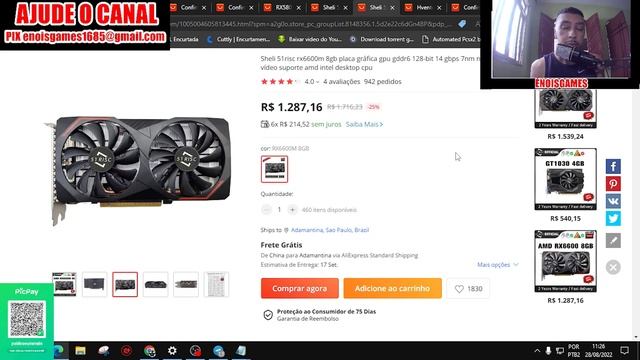 Melhores Placas de Vídeo Com Custo Benefício do AliExpress. смотреть онлайн