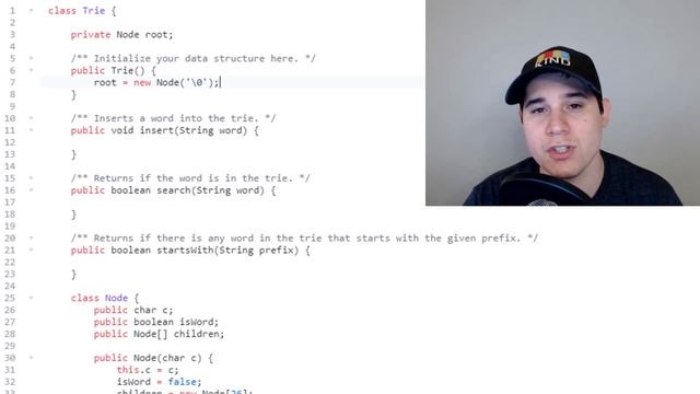 Trie Data Structure Implementation (LeetCode) смотреть онлайн