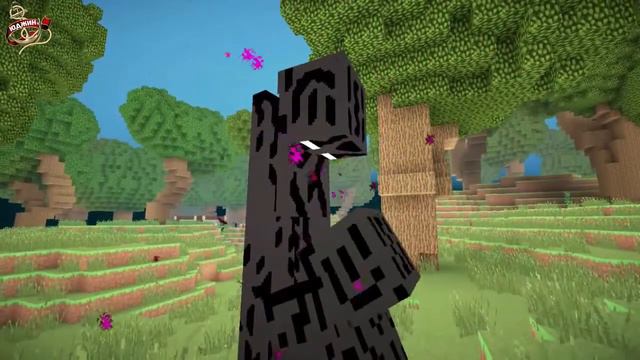 Почему НЕЛЬЗЯ смотреть на ЭНДЕРМЕНА - Minecraft Machinima смотреть онлайн