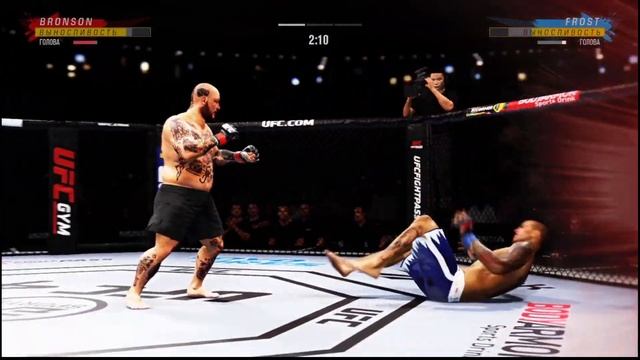 UFC 4 тяжелый вес МУЖЧИНЫ 3 тур Action Bronson (США) - Isaac Frost (США) смотреть онлайн