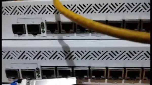 Testing HP SFP+ 10G on Mikrotik Cloud Core Router