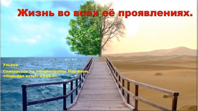 Ульяна. Жизнь во всех её проявлениях. Спикерское на онлайн-группе Нар-Анон «Надежда есть!» 23/05/21 смотреть онлайн