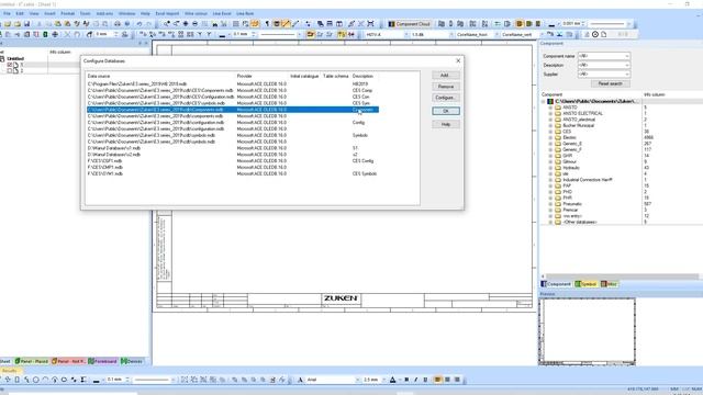 Setting up a new database in Zuken E3.series смотреть онлайн