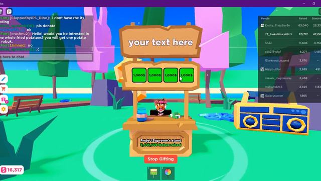 Giving @ProjectSupreme 1k Robux! смотреть онлайн