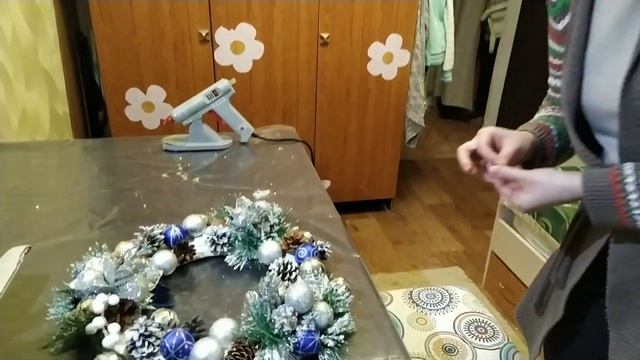 Новогодний декор своими руками?⛄Сначала в фикс прайс. Мастер класс от Кати. Милана тоже мастер ⛄❄ смотреть онлайн