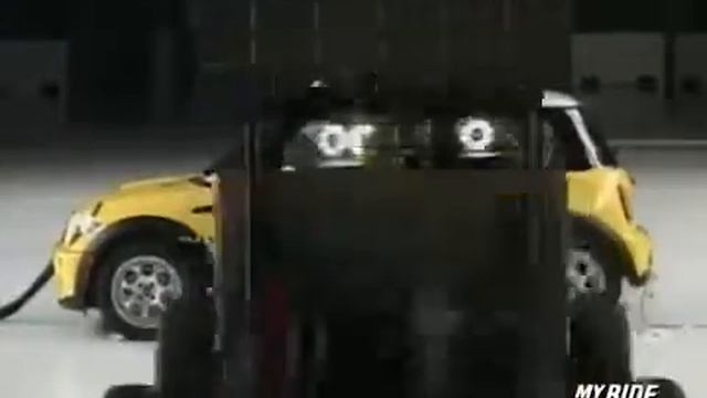 Краш тест BMW Mini Cooper смотреть онлайн