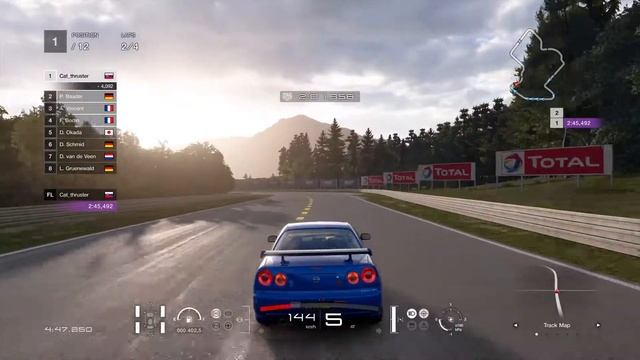 Gran Turismo™SPORT - Nissan R34 GTR, 400HP Gameplay смотреть онлайн