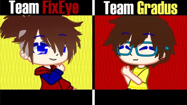 «Player select»【 MeMe 】• Команда Фиксая VS Команда Градуса • [ Gacha Club ] смотреть онлайн