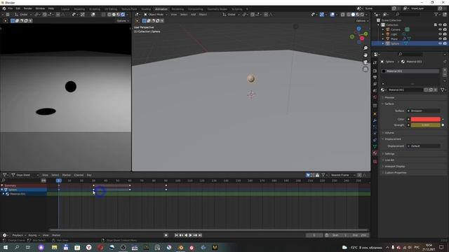 Анимация цикличного мигания в Blender смотреть онлайн
