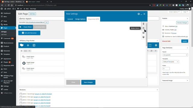 Responsive design demo - BB ( with WP Bakery Page Builder ) смотреть онлайн